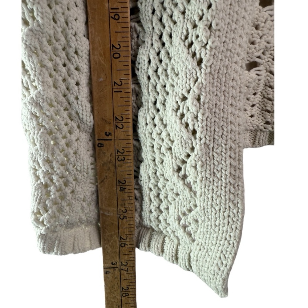 Lucky Brand Thick Cream Knit Cable Sweater perfect for spring, summer - Picture 5 of 11